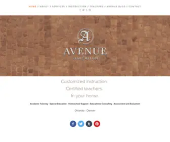 Avenueeducation.org(Avenue Education) Screenshot