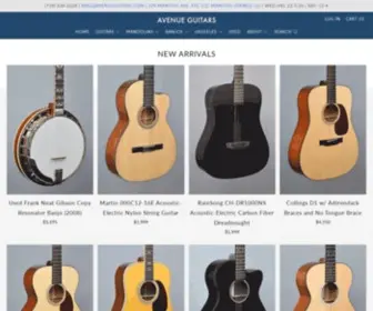 Avenueguitars.com(Avenue Guitars) Screenshot