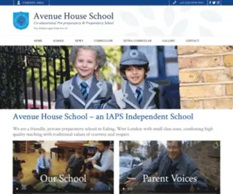 Avenuehouse.org(Avenue House School Private Preparatory school Ealing West London) Screenshot