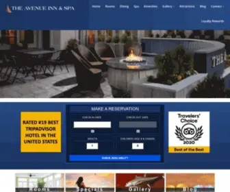 Avenueinn.com(Avenue Inn & Spa) Screenshot
