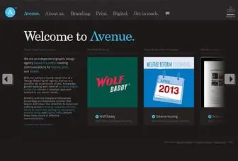 Avenuelondon.co.uk(Graphic Design Agency London) Screenshot