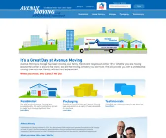 Avenuemoving.com(Mississauga Movers) Screenshot