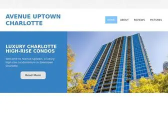 Avenueuptowncondos.com(Avenue Uptown) Screenshot