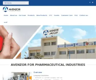 Avenzor.com(Avenzor Pharmaceuticals Industries) Screenshot