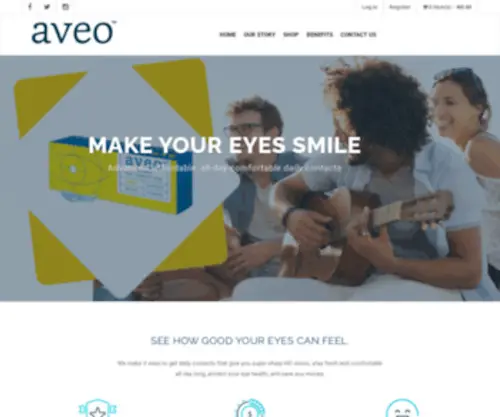 Aveovisionng.com(AVEO) Screenshot