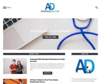 Averagedoctor.com(The Average Doctor) Screenshot