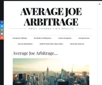 Averagejoearbitrage.com(Money Making Ideas) Screenshot