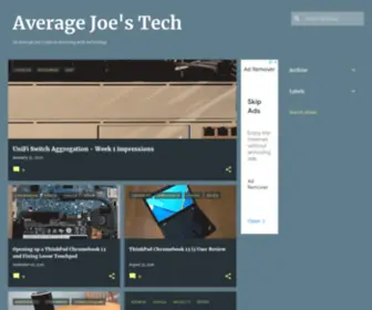 Averagejoestech.com(Average Joe's Tech) Screenshot