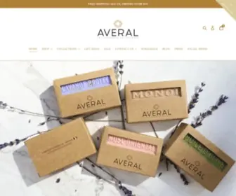 Averalprovence.com(French organic moisturizing soaps and skin care made in Marseille) Screenshot