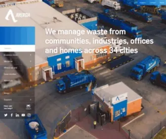 Averda.com(Waste management) Screenshot