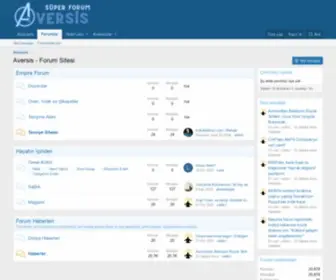 Aversis.net(Forum Sitesi) Screenshot