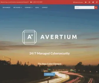 Avertium.com(Managed Security Services) Screenshot