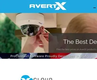 Avertx.com(Professional Cloud Connected Surveillance Systems and Security Cameras) Screenshot