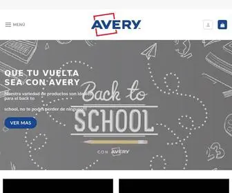 Avery.com.ar(Cuadernos, folios, carpetas y mucho más) Screenshot