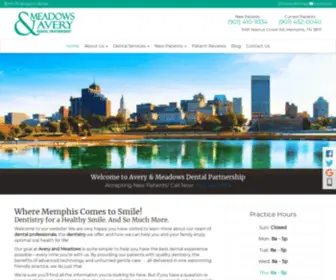 Averyandmeadows.com(Memphis & Germantown Dentists) Screenshot