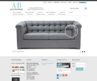 Averyboardman.com(Custom Sofas) Screenshot