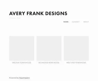 Averyfrank.com(Avery Frank Designs) Screenshot