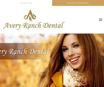 Averyranchdental.com(Avery Ranch Dental) Screenshot