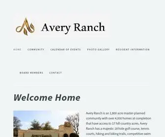 Averyranchhoa.com(Avery Ranch) Screenshot