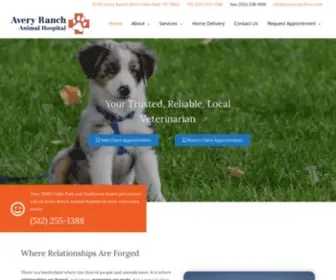 Averyranchvet.com(Avery Ranch Animal Hospital) Screenshot