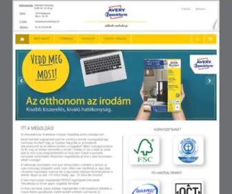 Averywebshop.hu(Etikett címke) Screenshot