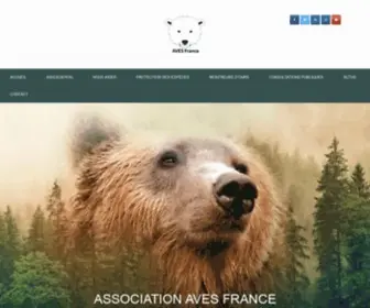 Aves.asso.fr(Association AVES France) Screenshot