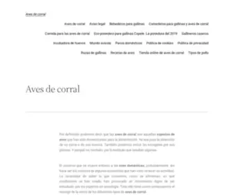 Avesdecorral.online(TODO lo que necesitas sobre las aves de corral) Screenshot