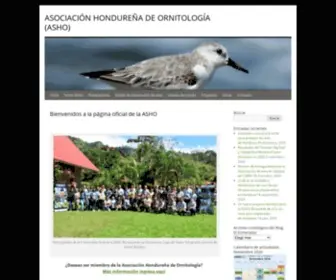 Avesdehonduras.org((ASHO)) Screenshot