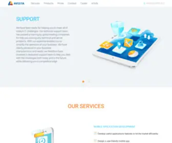 Avesta.co.th(Mobile, Web and Custom Application Development Company) Screenshot