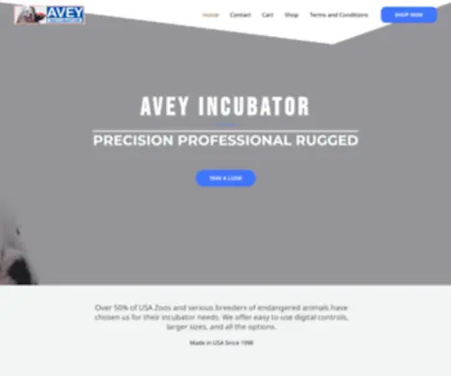 Aveyincubator.com(Avey Inc) Screenshot