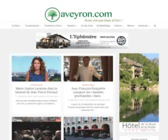 Aveyron.com(Le site de l'Aveyron et des Aveyronnais) Screenshot