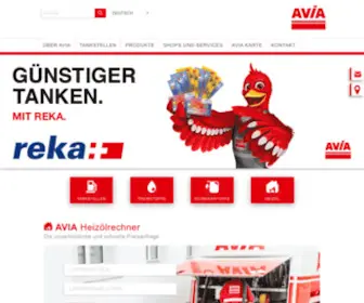 Avia.ch(Startseite AVIA Vereinigung Schweiz) Screenshot