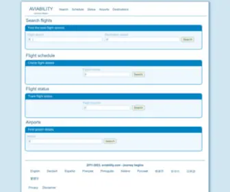 Aviability.com(All flights) Screenshot