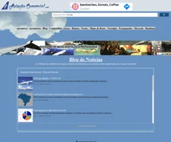Aviacaocomercial.net(Tudo sobre a avia玢o Comercial brasileira) Screenshot