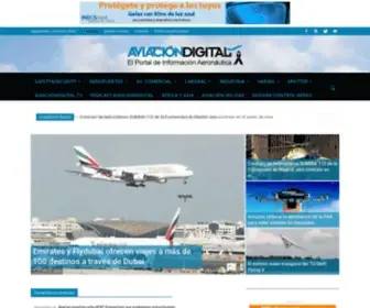 Aviaciondigital.com(AviacionDigital, toda la información aeronáutica en español) Screenshot