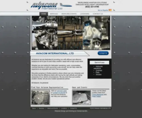 Aviacomint.com(Aviacom Services) Screenshot