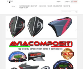 Aviacompositi-Shop.it(Accessori e parti in fibra di carbonio top quality per moto) Screenshot