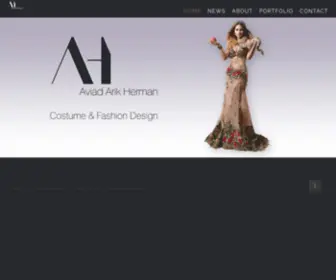 Aviadarikherman.com(Fashion & Costume Design) Screenshot