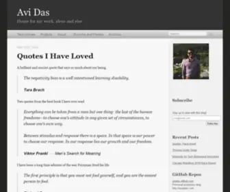 Aviadas.com(A brilliant and succint quote) Screenshot