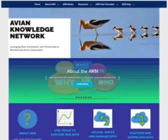 Avianknowledge.net(Avian Knowledge Network) Screenshot