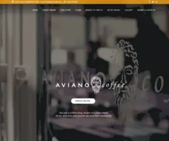 Avianocoffee.com(Aviano Coffee) Screenshot