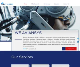 Aviansys-Tech.com(Aviansys Technologies Private Limited) Screenshot