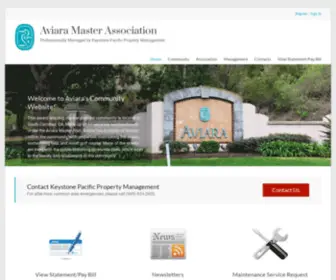 Aviaramasterassociation.com(Aviara Master Association) Screenshot