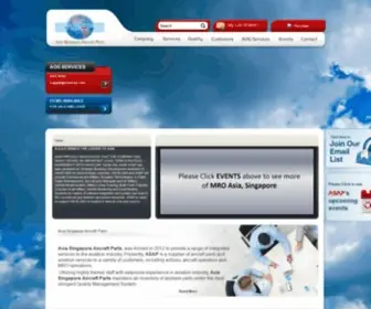 Aviasap.com(Avia Singapore Aircraft Parts) Screenshot