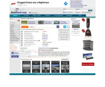Aviastock.com(Free aviation classified ads) Screenshot