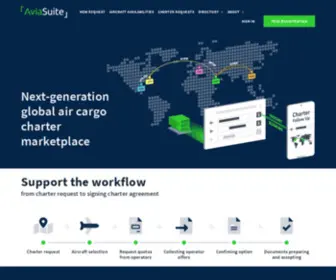 Aviasuite.com(Air Cargo Charter) Screenshot