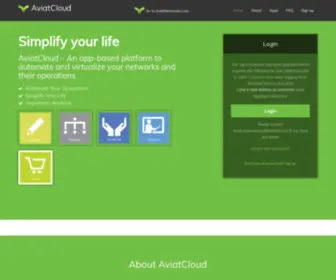 Aviatcloud.com(AviatCloud SaaS Secure Platform) Screenshot