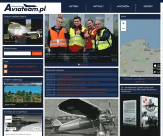 Aviateam.pl(Portal lotniczy) Screenshot