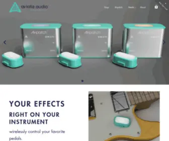 Aviateaudio.com(Aviate Audio) Screenshot