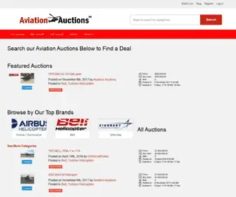 Aviation-Auctions.com(Aviation Auctions) Screenshot